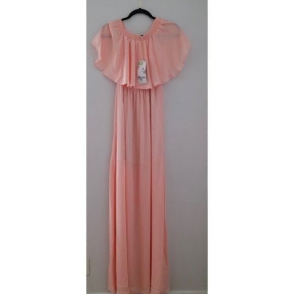 NEW Show Me Your Mumu Hacienda Bridesmaid Pink Maxi Dress Size XL - Picture 5 of 8
